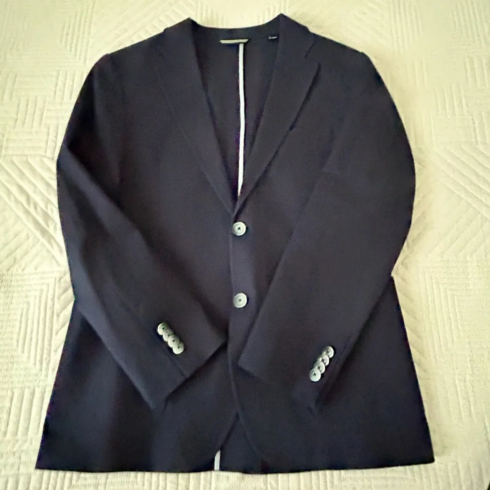 Nautica Men's Navy Sport Coat Blazer Size 38 Short - Picture 4 of 9